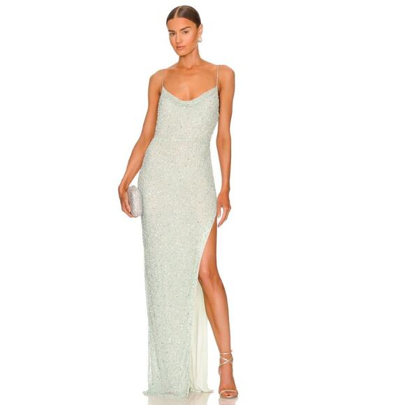 retrofete Loretta Dress in Bleached Aqua NWT Size Small - Picture 1 of 4